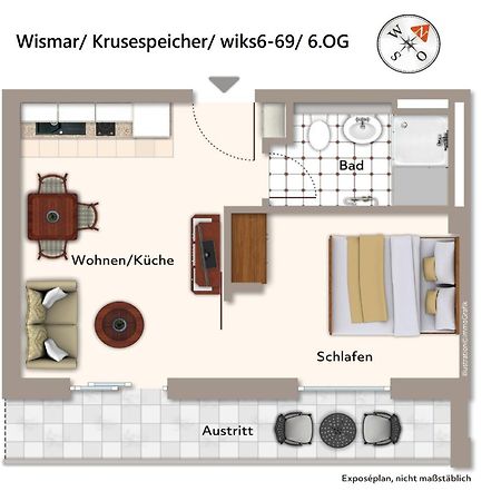 Krusespeicher Krusespeicher 6-69 Wißmar Exteriör bild